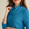 Kayla Rib Knit Cowl Neck Tunic<Soft Surroundings New