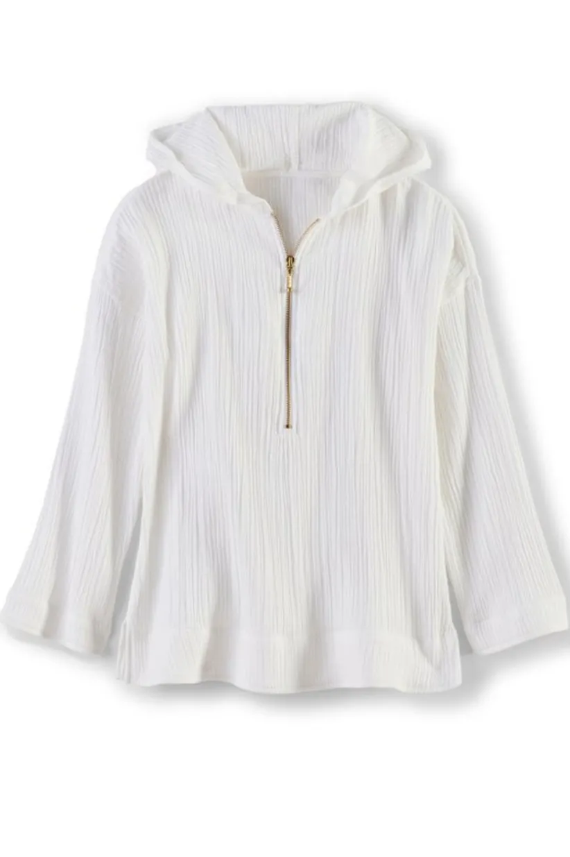 Kemia Gauze Hoodie<Soft Surroundings Fashion