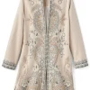 Kerala Embellished Natural Jacket<Soft Surroundings Hot
