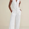 Khulani Wide Leg Gauze Pants<Soft Surroundings Outlet