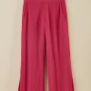 Khulani Wide Leg Gauze Pants<Soft Surroundings Outlet