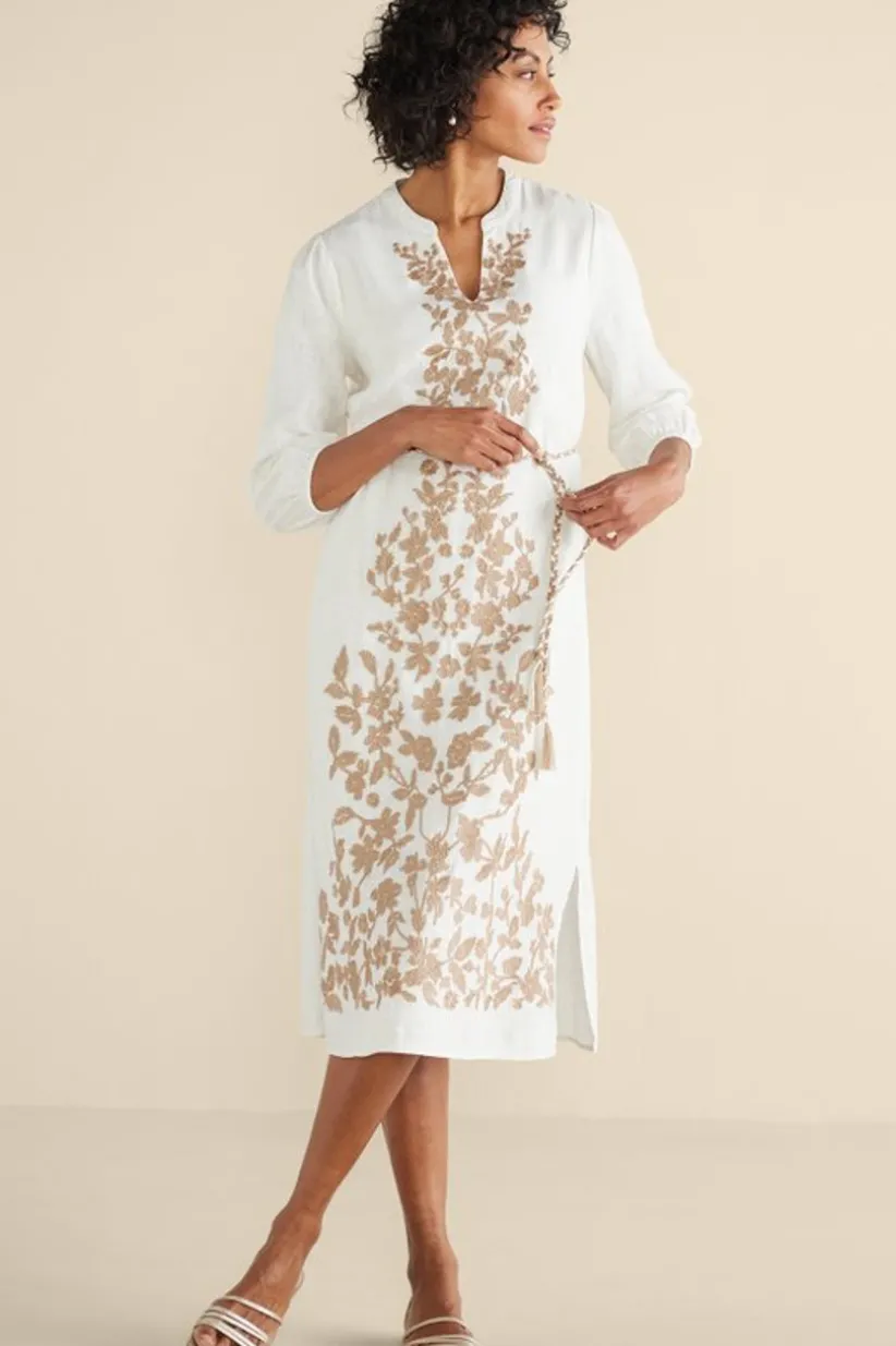 Kimora Embroidered Midi Dress<Soft Surroundings Hot