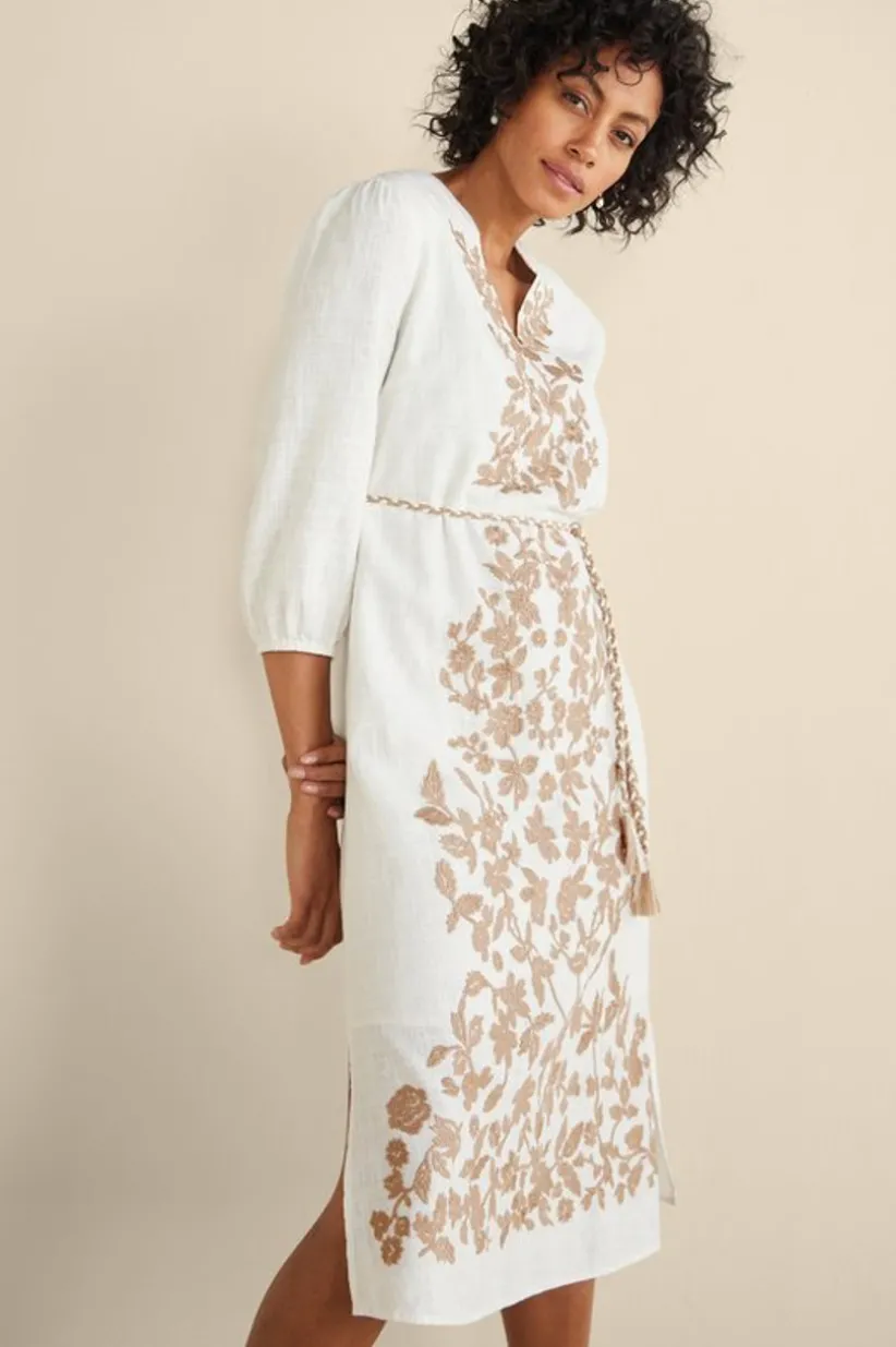 Kimora Embroidered Midi Dress<Soft Surroundings Hot