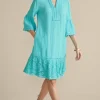 Kiona Gauze Short Dress<Soft Surroundings Fashion