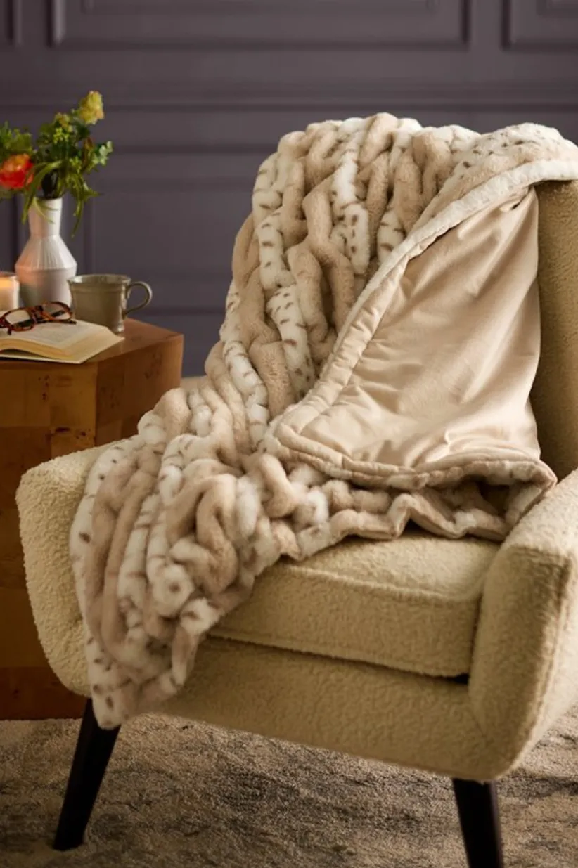 La Parisienne Faux Fur Throw<Soft Surroundings New