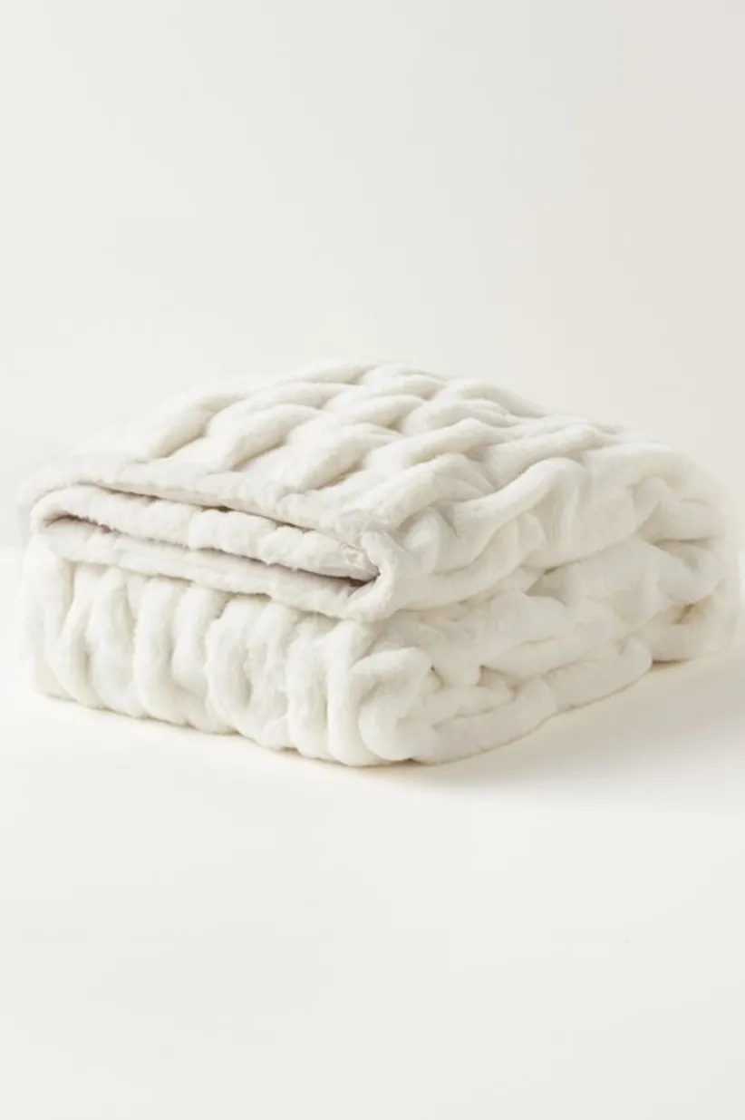 La Parisienne Faux Fur Throw<Soft Surroundings New