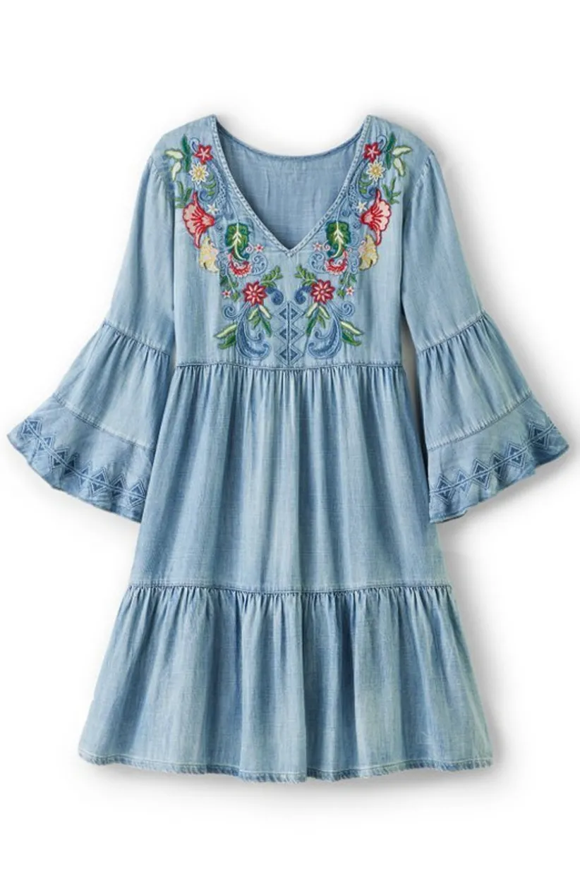 Lina Short Dress<Soft Surroundings Hot