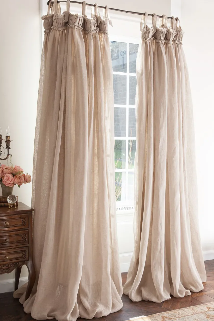 Linen Balloon Drapery Panel<Soft Surroundings Best
