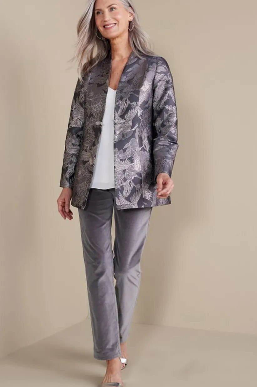 Lismore Jacquard Jacket<Soft Surroundings New