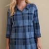 Mad About Plaid Top<Soft Surroundings Outlet