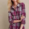 Mad About Plaid Top<Soft Surroundings Outlet