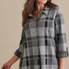 Mad About Plaid Top<Soft Surroundings Outlet