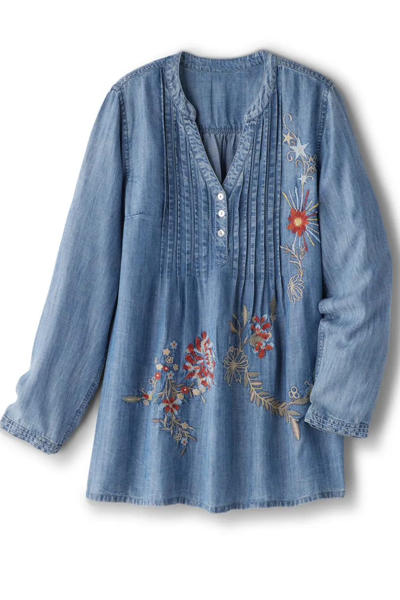 Maddie Tencel™ Tunic<Soft Surroundings Best