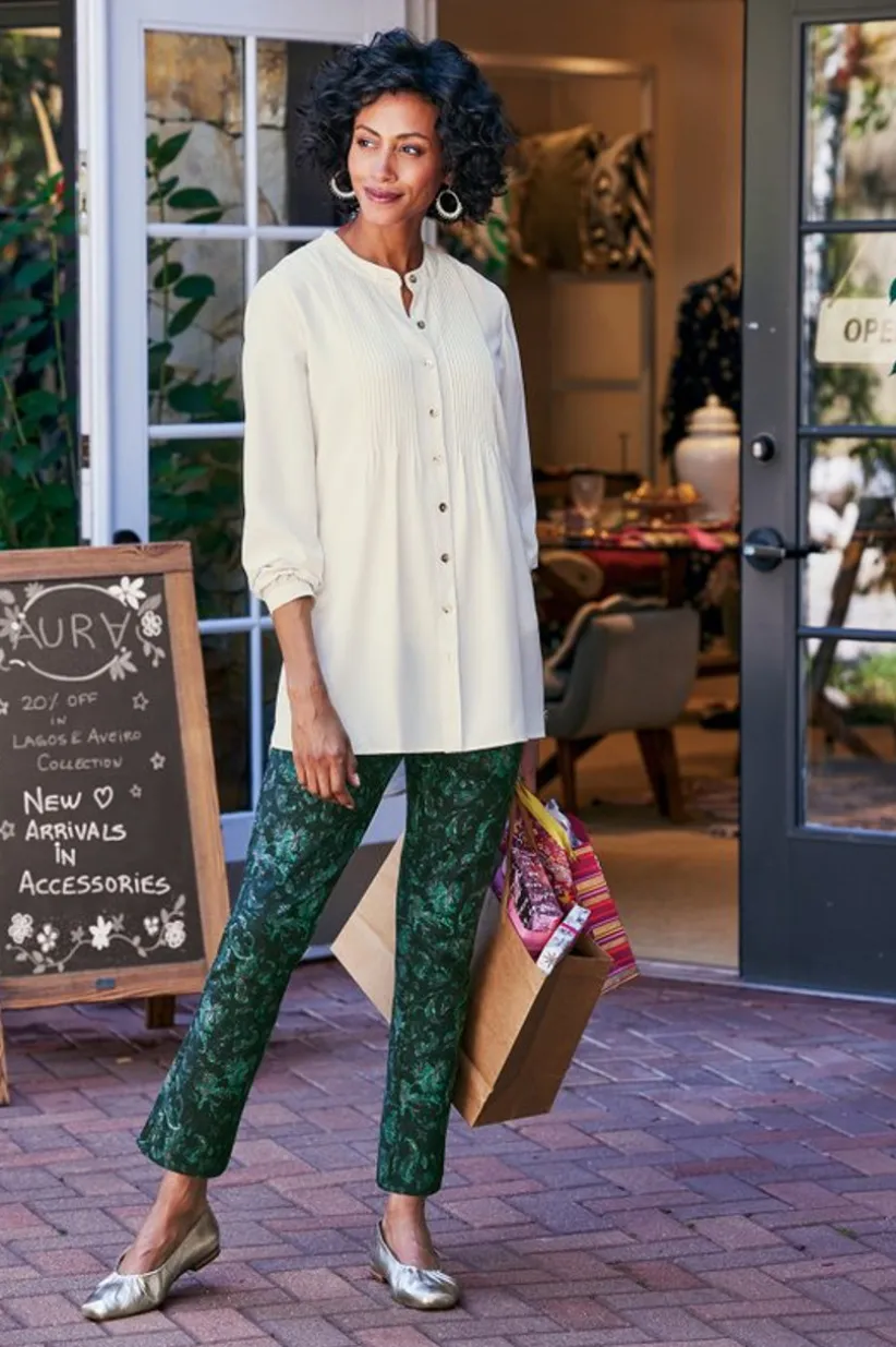 Makara Button Tunic<Soft Surroundings Online