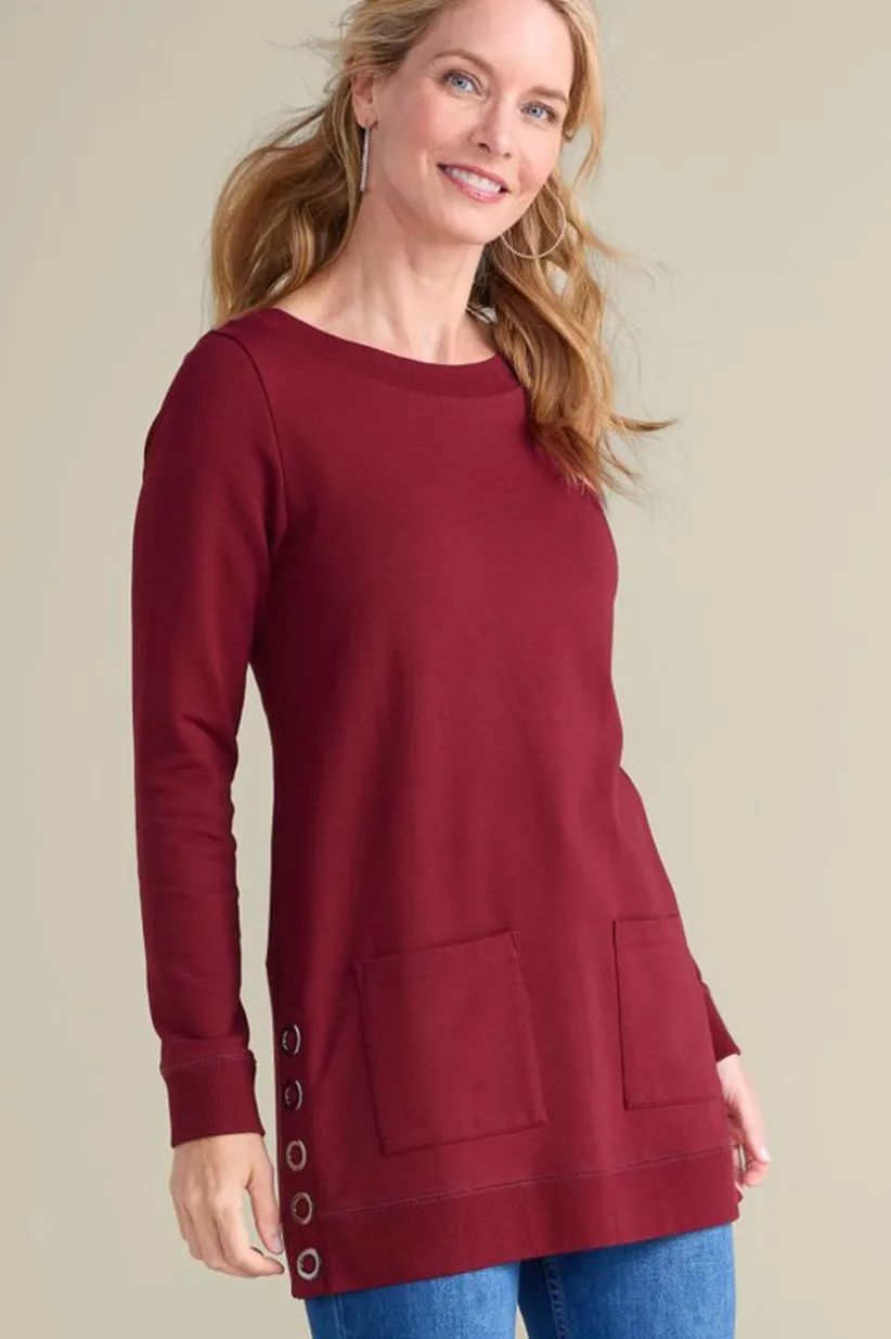 Make It Snappy Pullover<Soft Surroundings New