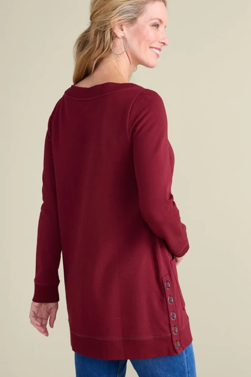 Make It Snappy Pullover<Soft Surroundings New