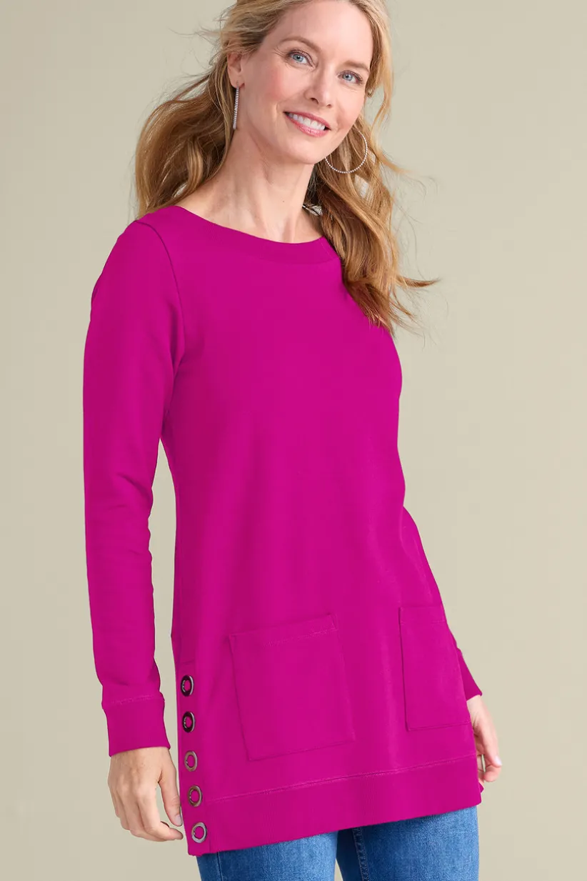 Make It Snappy Pullover<Soft Surroundings New