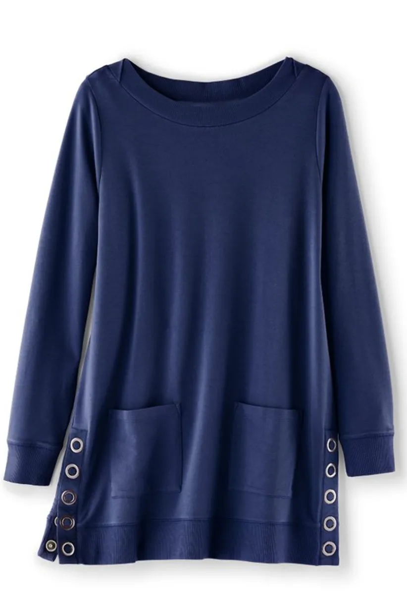 Make It Snappy Pullover<Soft Surroundings New