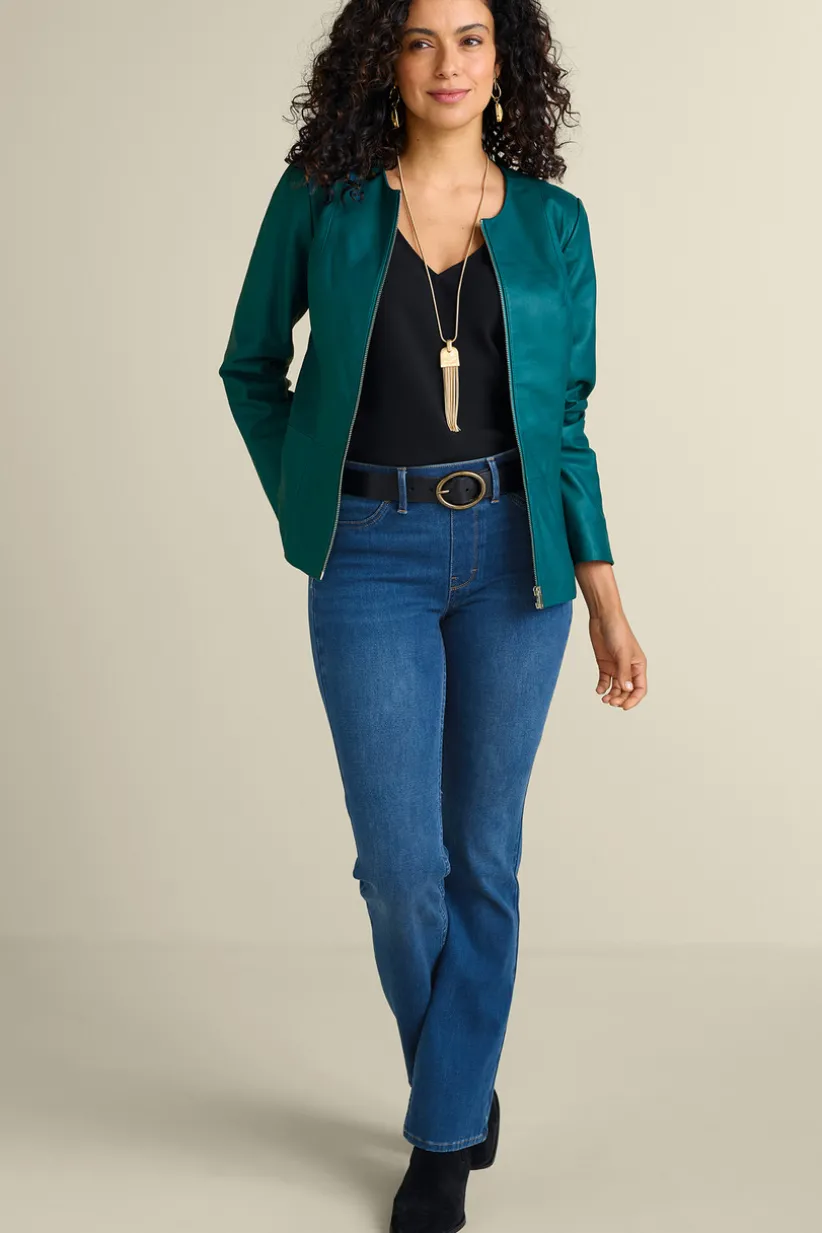 Marfa Leather Jacket<Soft Surroundings New