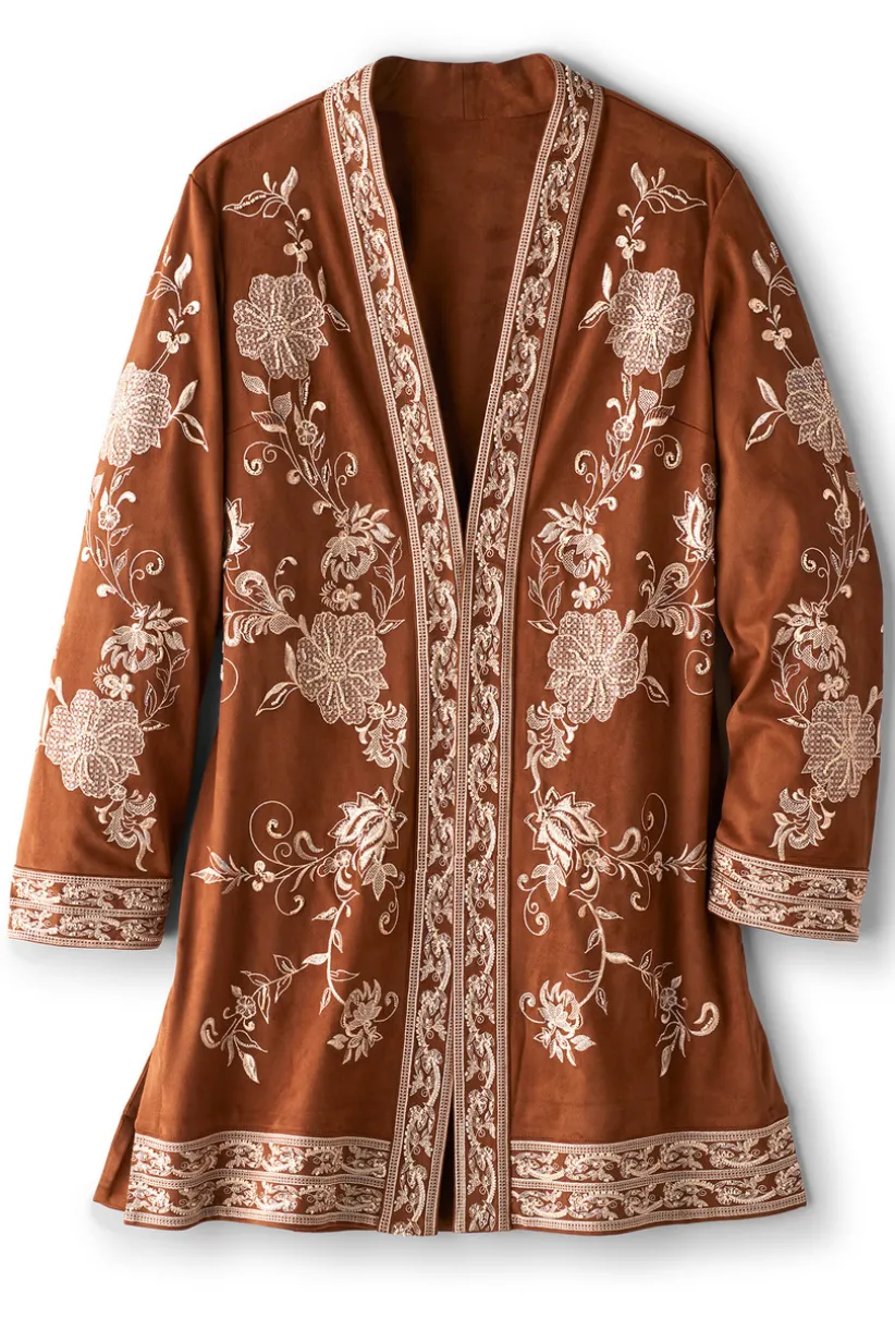 Marienne Faux Suede Jacket<Soft Surroundings Sale