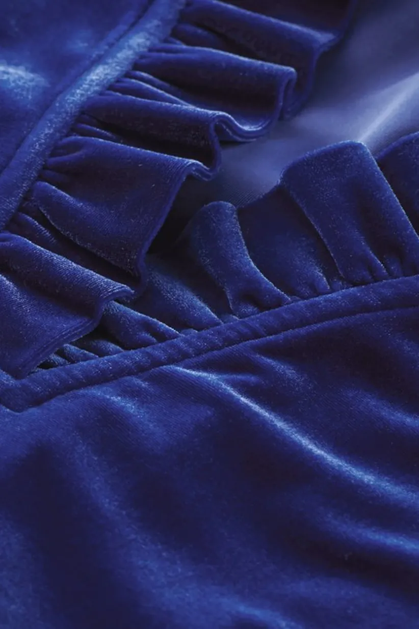 Marlee Ruffle Velvet Top<Soft Surroundings Clearance