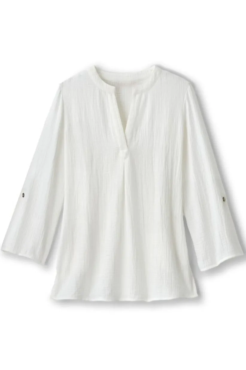 Marley Gauze Tunic<Soft Surroundings Outlet