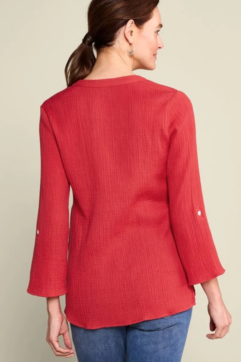 Marley Gauze Tunic<Soft Surroundings Outlet