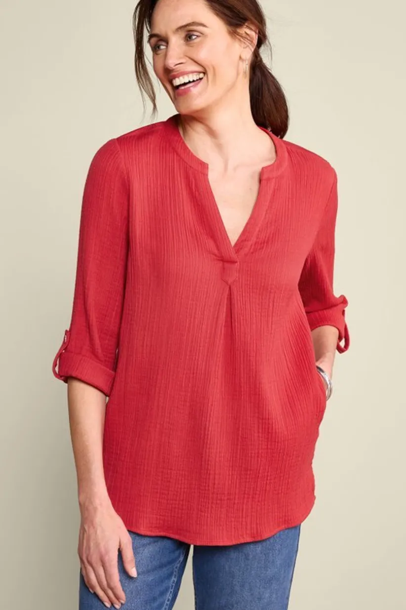 Marley Gauze Tunic<Soft Surroundings Outlet