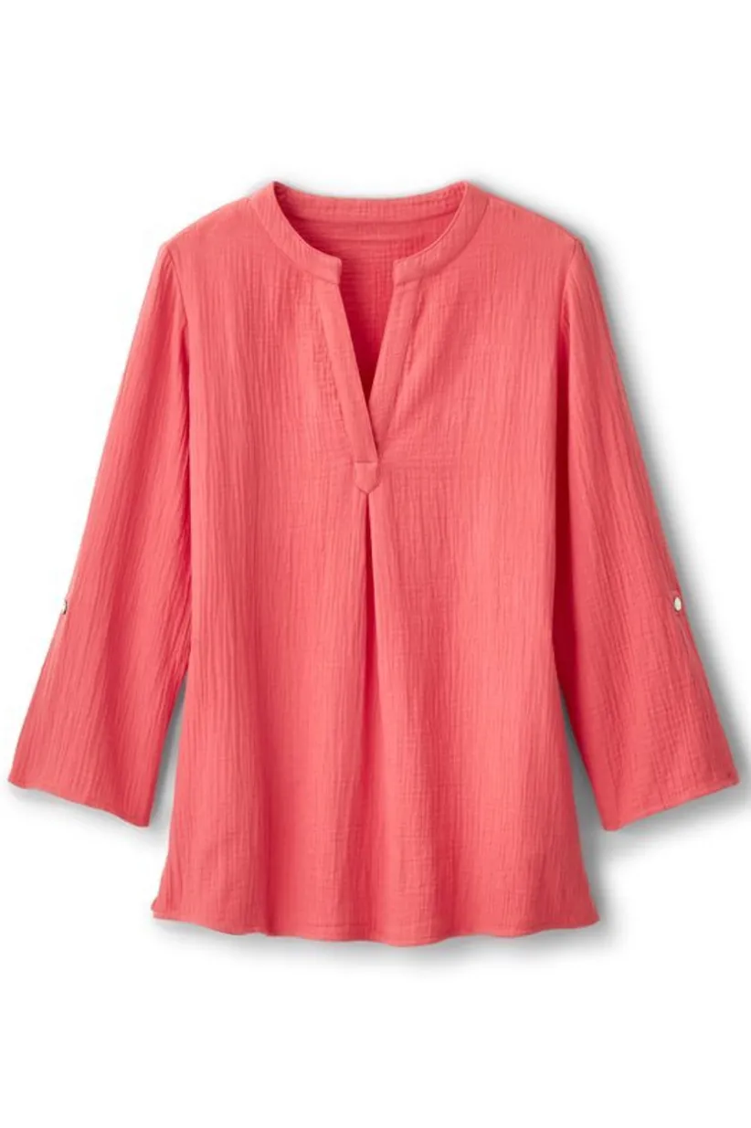 Marley Gauze Tunic<Soft Surroundings Outlet