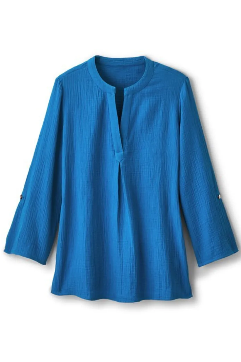 Marley Gauze Tunic<Soft Surroundings Outlet