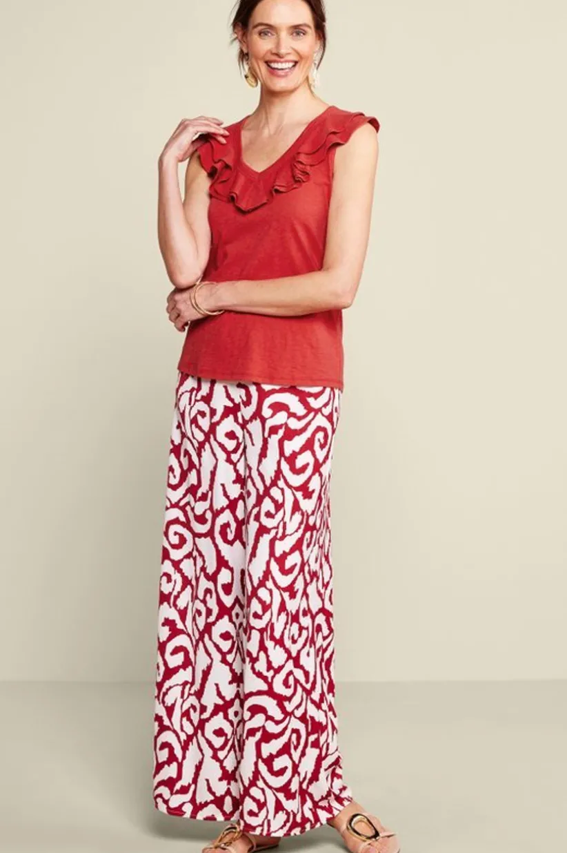 Marybeth Ruffle Tank<Soft Surroundings Discount