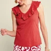 Marybeth Ruffle Tank<Soft Surroundings Discount