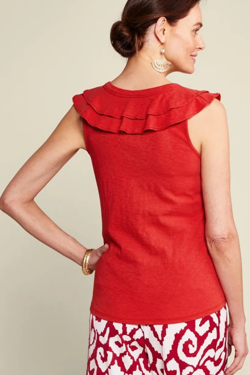 Marybeth Ruffle Tank<Soft Surroundings Discount