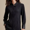 Mattea Faux Leather Cuff Tunic<Soft Surroundings Outlet