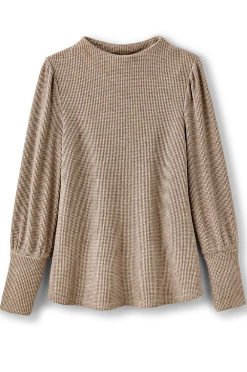 Melina Waffle Pullover<Soft Surroundings Best
