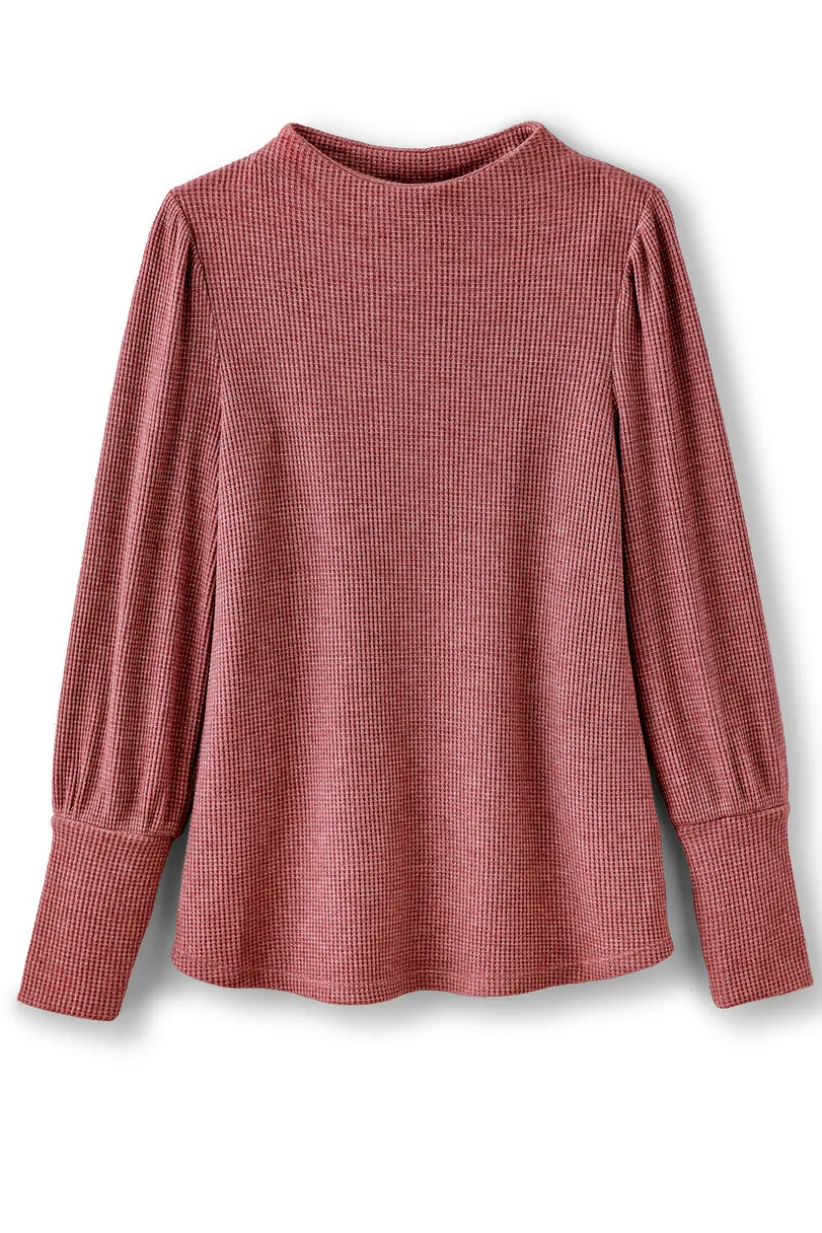 Melina Waffle Pullover<Soft Surroundings Best