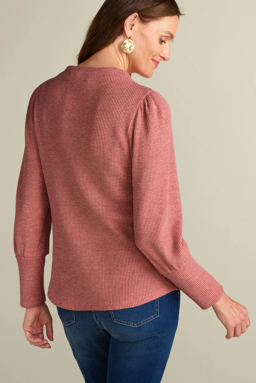 Melina Waffle Pullover<Soft Surroundings Best