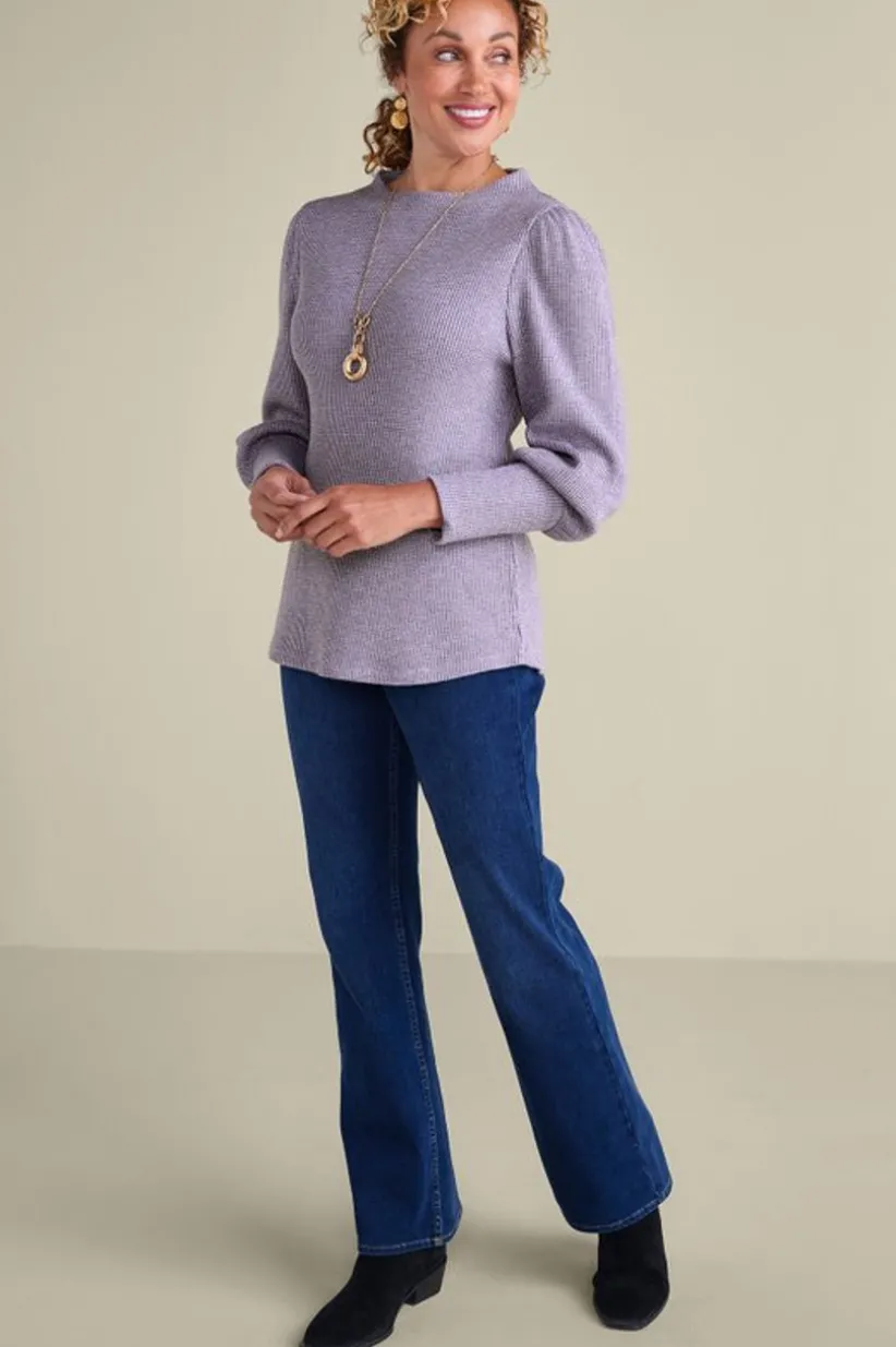 Melina Waffle Pullover<Soft Surroundings Best