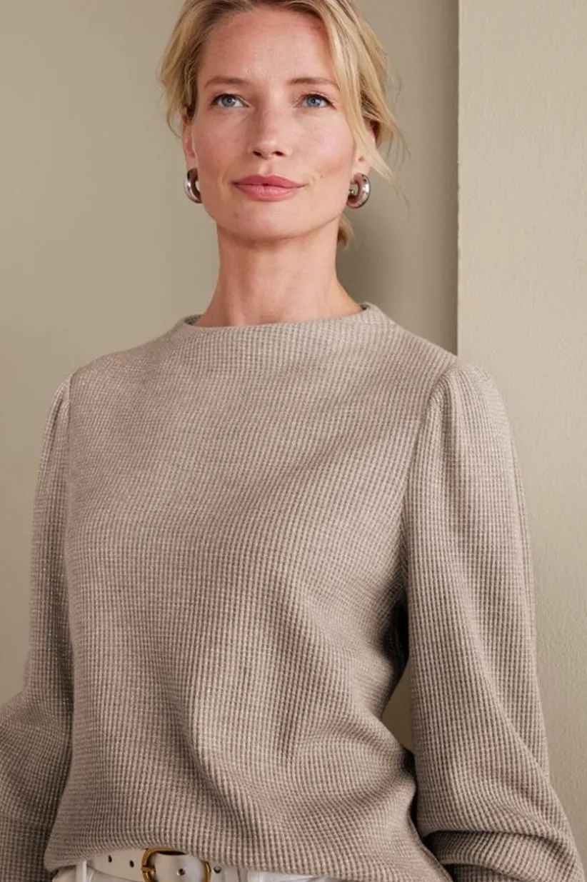 Melina Waffle Pullover<Soft Surroundings Best