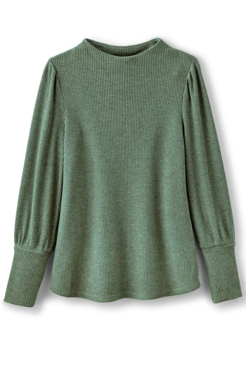 Melina Waffle Pullover<Soft Surroundings Best