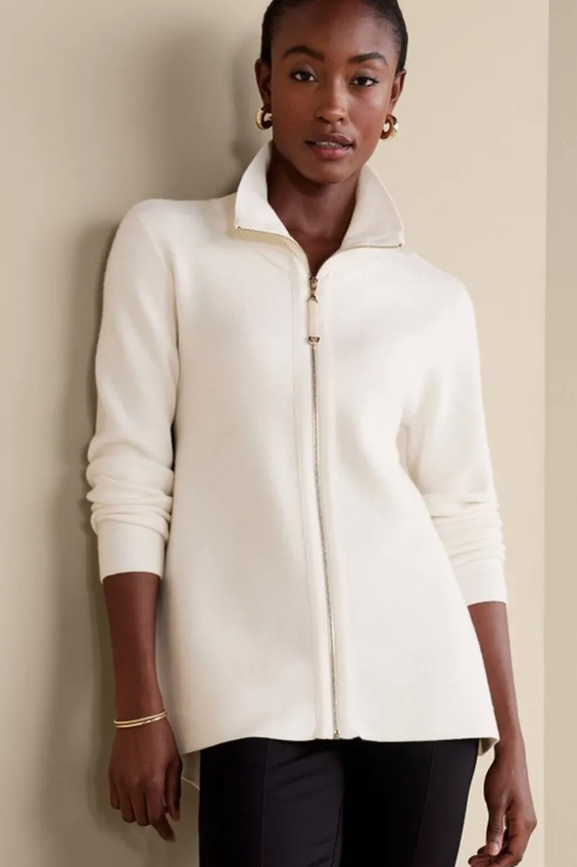 Meria Zip Cardi<Soft Surroundings Online