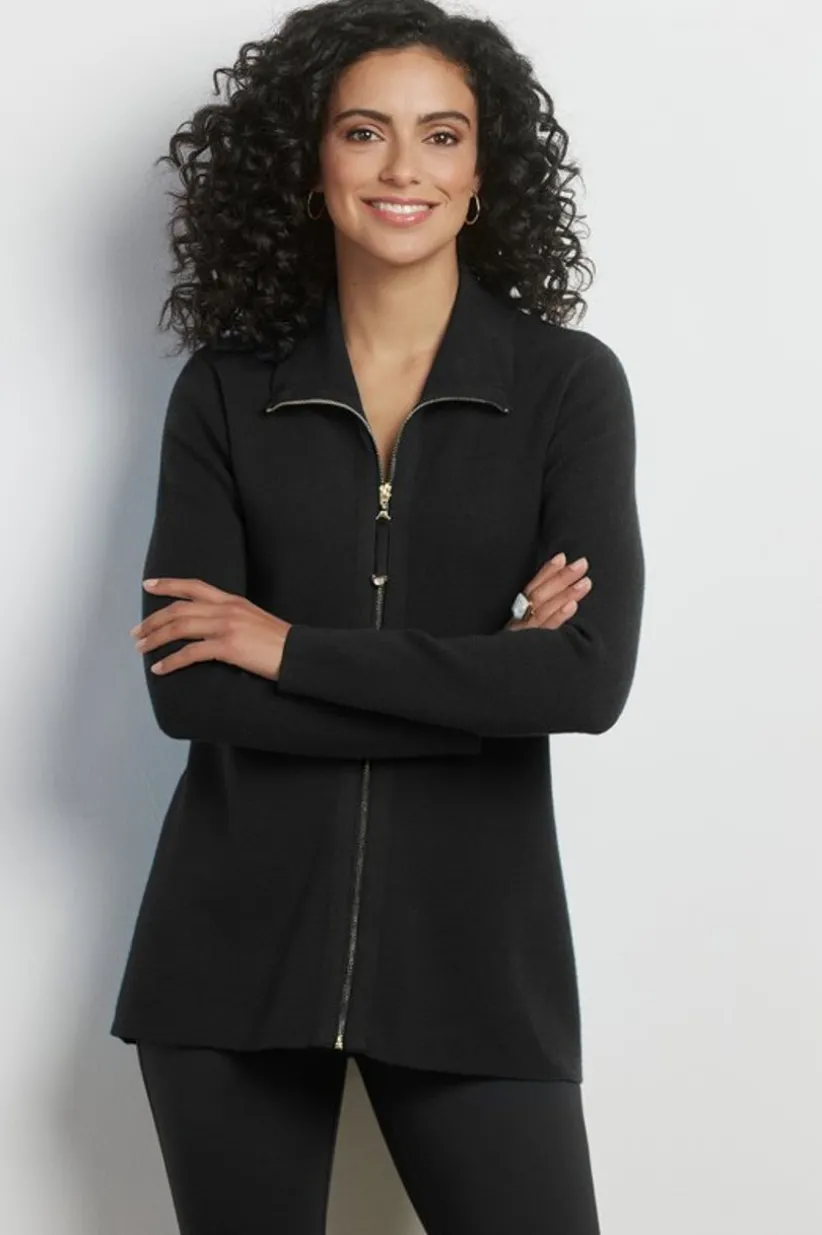 Meria Zip Cardi<Soft Surroundings Online