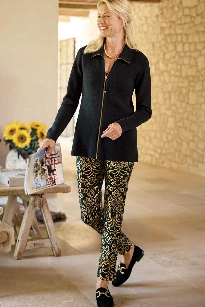 Meria Zip Cardi<Soft Surroundings Online