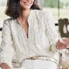 Mila Metallic Blouse<Soft Surroundings Online