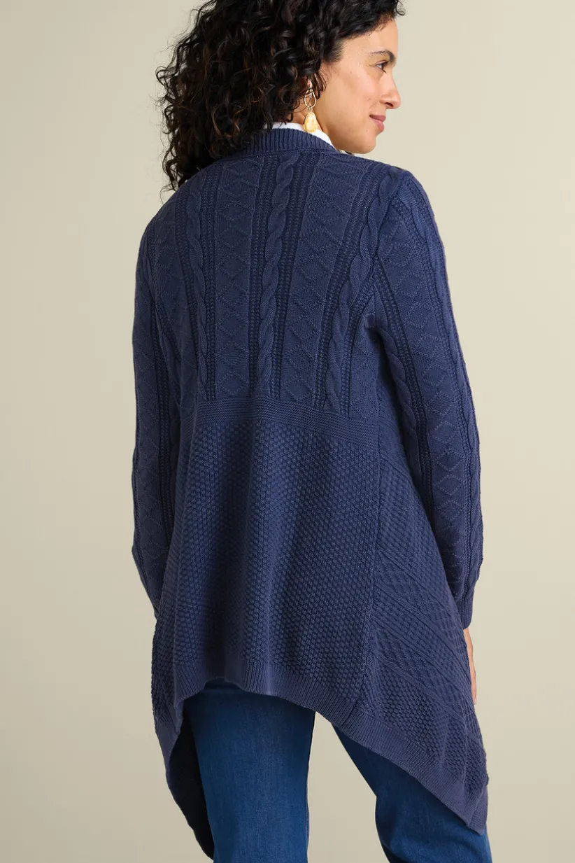 Minah Cable Knit Cardigan<Soft Surroundings Clearance