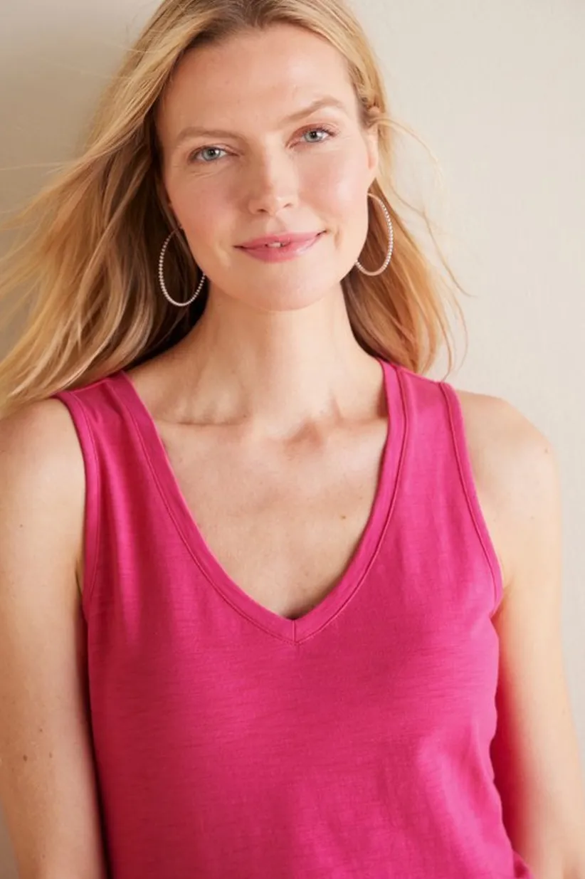 Mistral Supima Slub Tank<Soft Surroundings Fashion