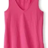 Mistral Supima Slub Tank<Soft Surroundings Fashion