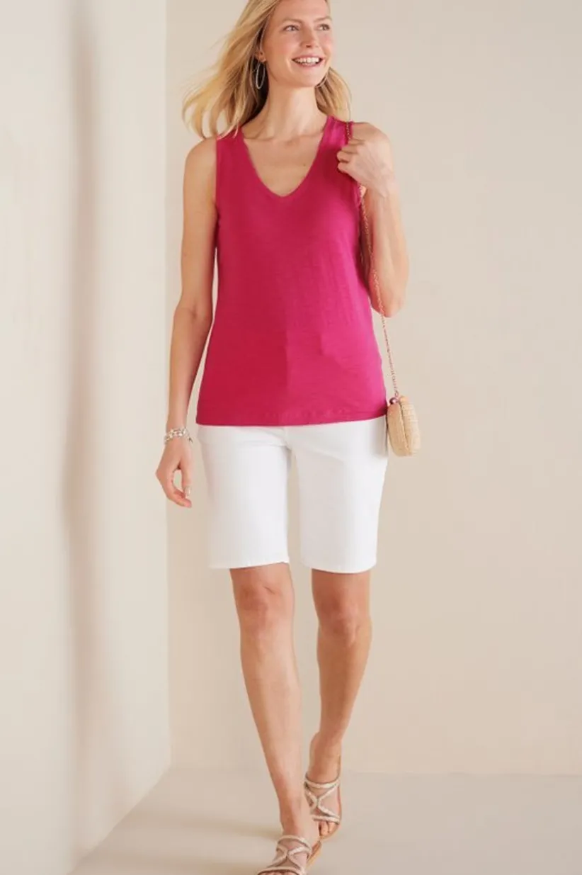 Mistral Supima Slub Tank<Soft Surroundings Fashion