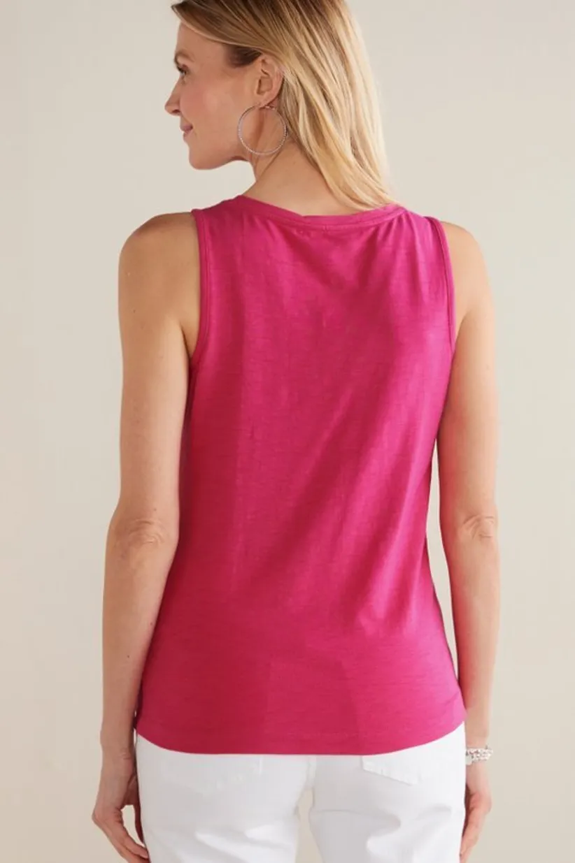 Mistral Supima Slub Tank<Soft Surroundings Fashion