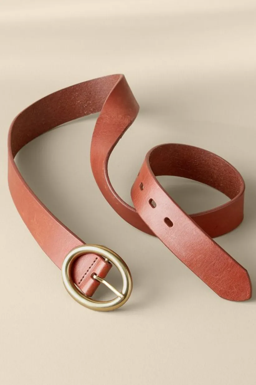 Monaco Leather Belt<Soft Surroundings Fashion